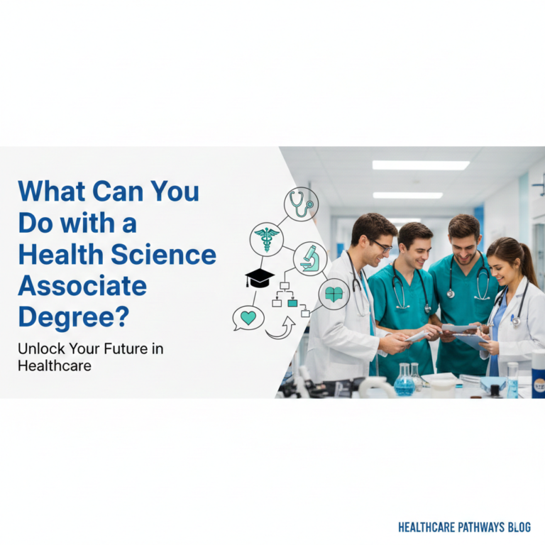 Careers with a health science associate degree